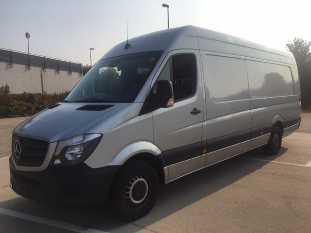 Transporter, Mercedes Benz Sprinter 313 CDI, MAXI, Extralang, Luftfederung, zur Langzeitmiete, Kastenwagen XXL, 3,5 Tonnen