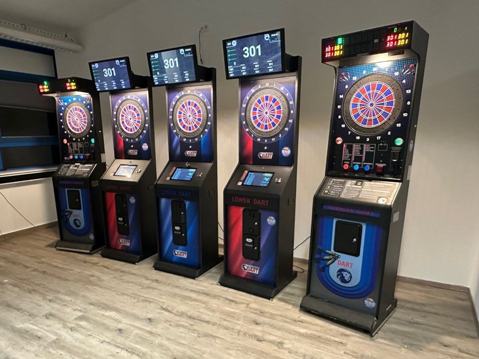 Dartautomaten Flipper Kicker Löwen HB8 HB10 mieten in Ibbenbüren
