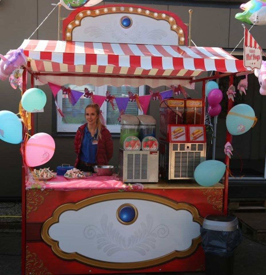 Popcornmaschine Glücksrad Reaktionswand mieten in Ibbenbüren – 4