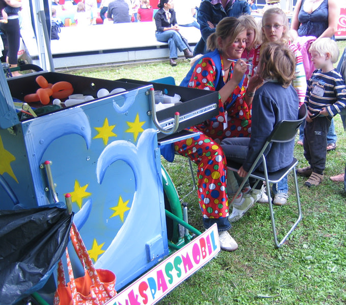 Schminkspassmobil mieten bei Xtreme Events