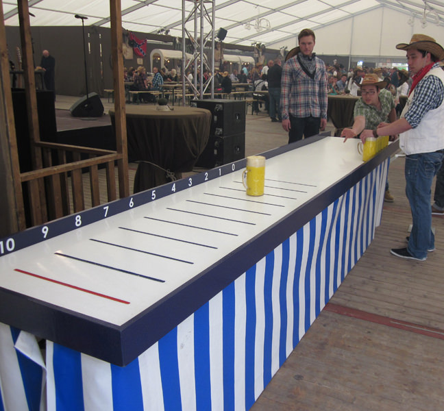 Masskrugschieben mieten bei Xtreme Events