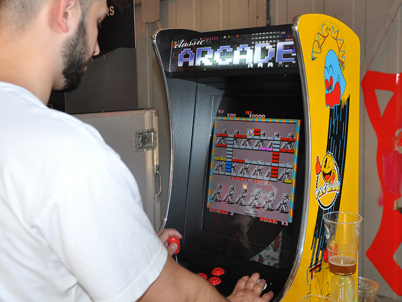 Retro-Spielautomat Mini mieten bei Xtreme Events