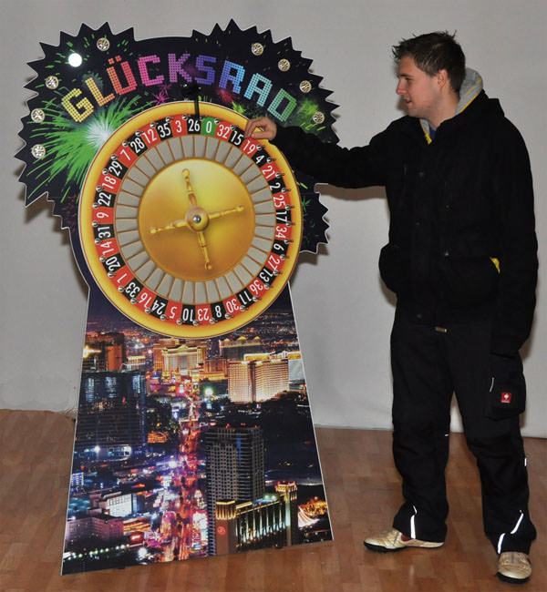 Glücksrad Las Vegas mieten bei Xtreme Events