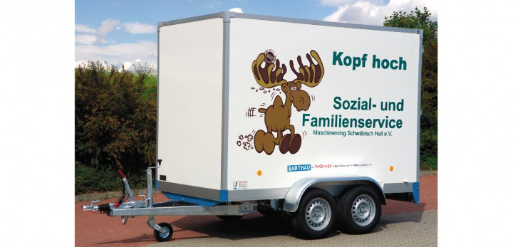 Barthau CT 2702 Kofferanhänger mieten – 2.700 kg, ab 65 €/Tag – 2