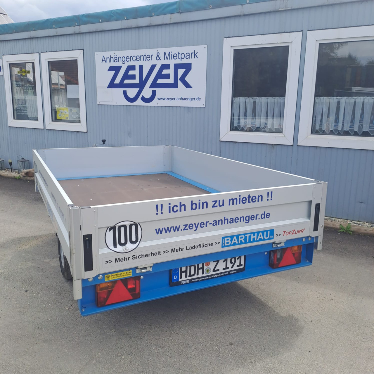 Barthau ET 1351 Hochlader mieten – 1.350 kg, ab 35 €/Tag – 2