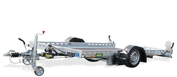 Unsinn AS 1831-13-1800 Absenkanhänger für 3 Motorräder mieten – 1.800 kg, ab 55 €/Tag