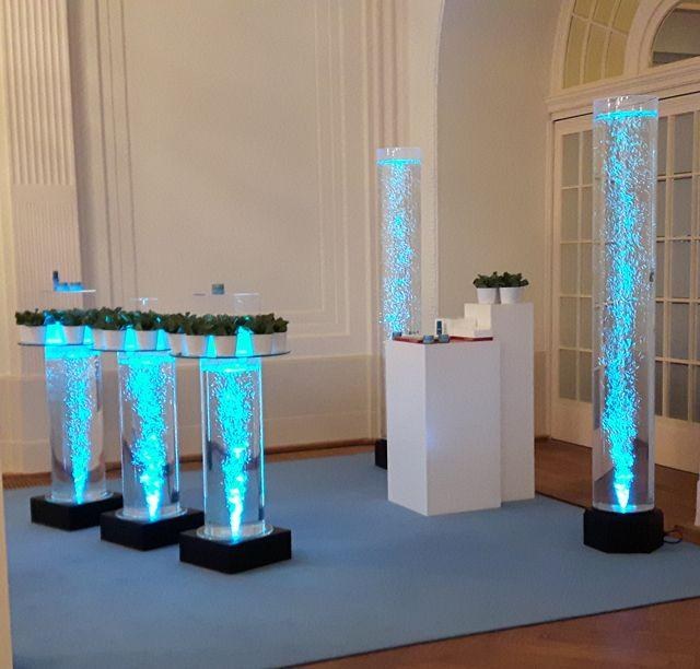 XXL LED-Wassersäule, 30cmX2m Sprudelsäule, Wassersäulen, Blubbersäulen mieten in Krefeld – 2
