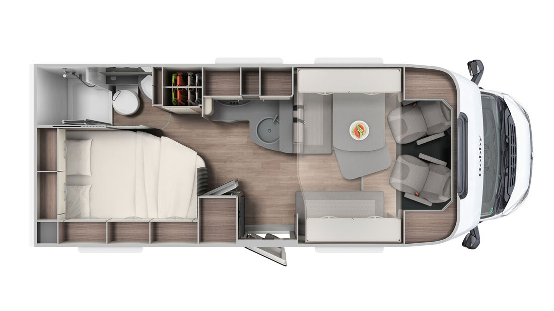 Hobby Optima T65 HFL mieten – Wohnmobil für 4 Personen inkl. Solar, TV & Naviciver – Thumbnail 10