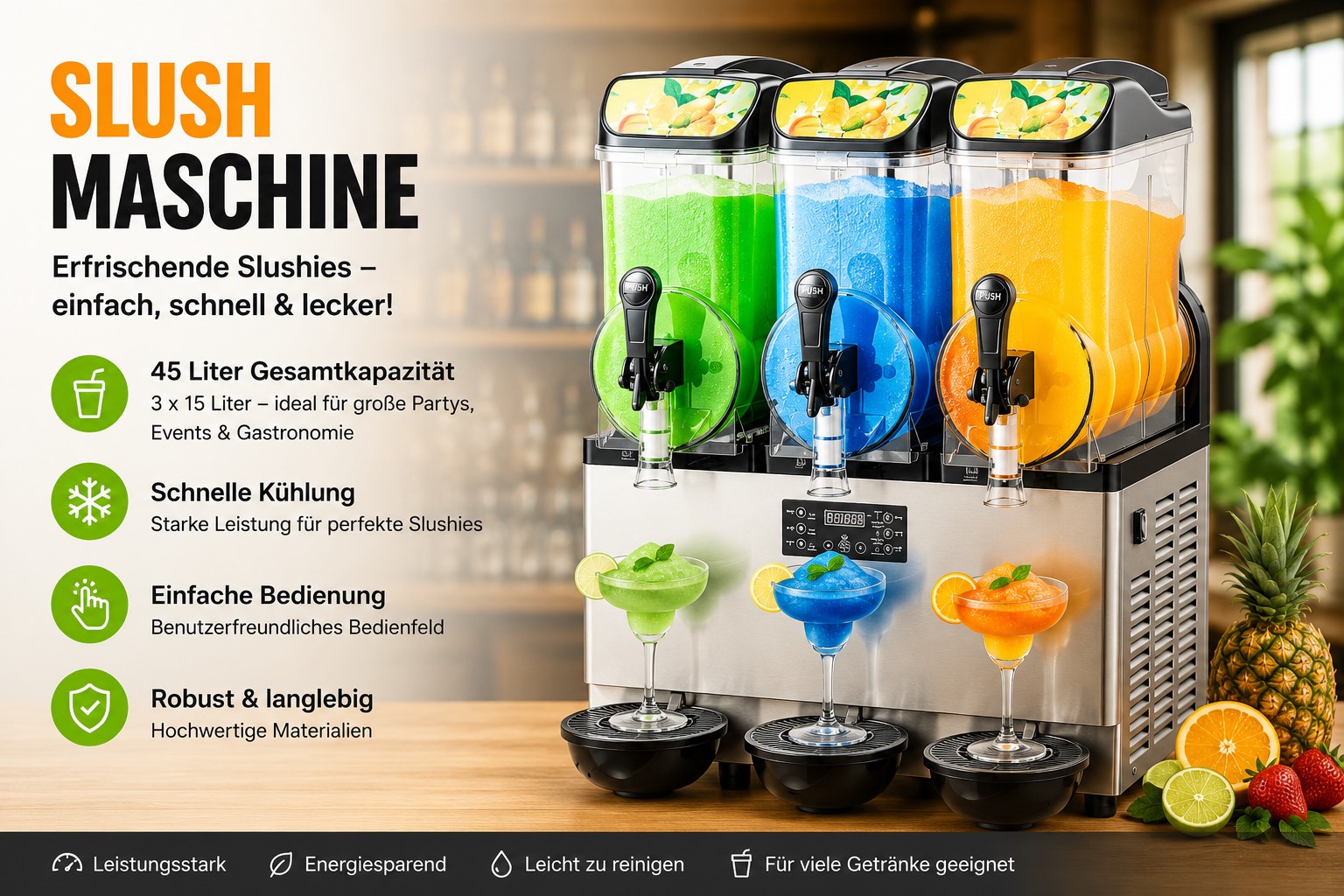 15–45 Liter Slush Maschine mieten Verleih Vermietung in Dresden – 4