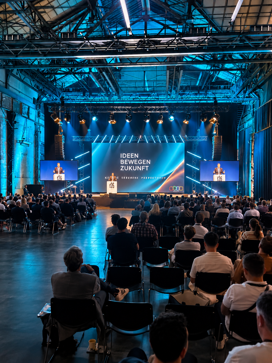 LCD Bildschirm / Display mieten – 32 bis 86 Zoll für Messe, Event & Konferenz