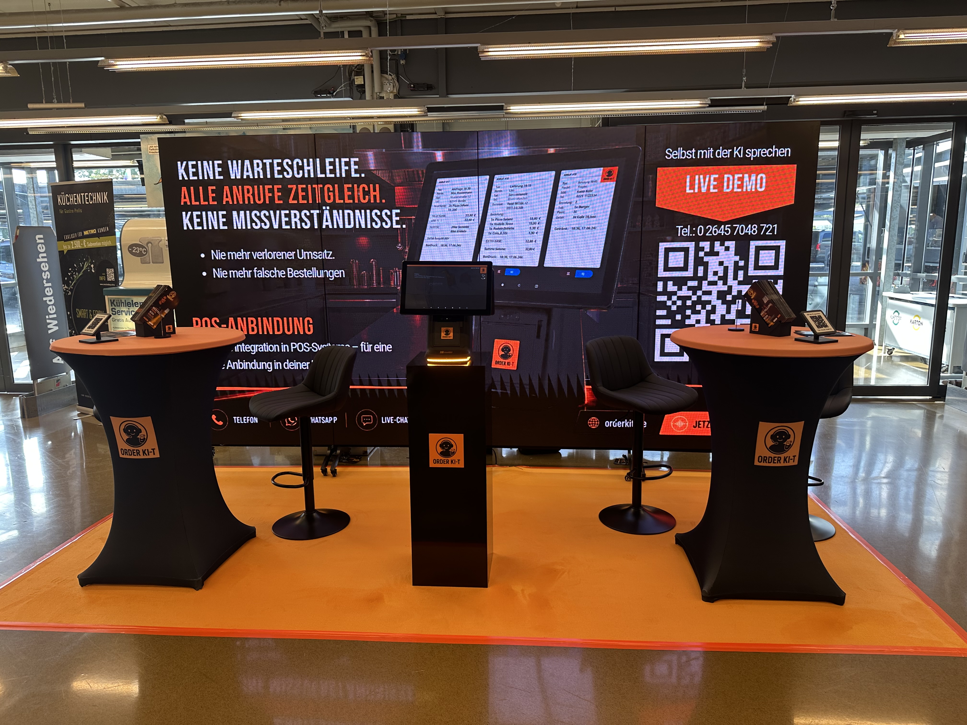 Messestand - LED Bildschirm (Digital Screen) 4mx2m - auch möglich 3mx2m und 2mx2m – 2