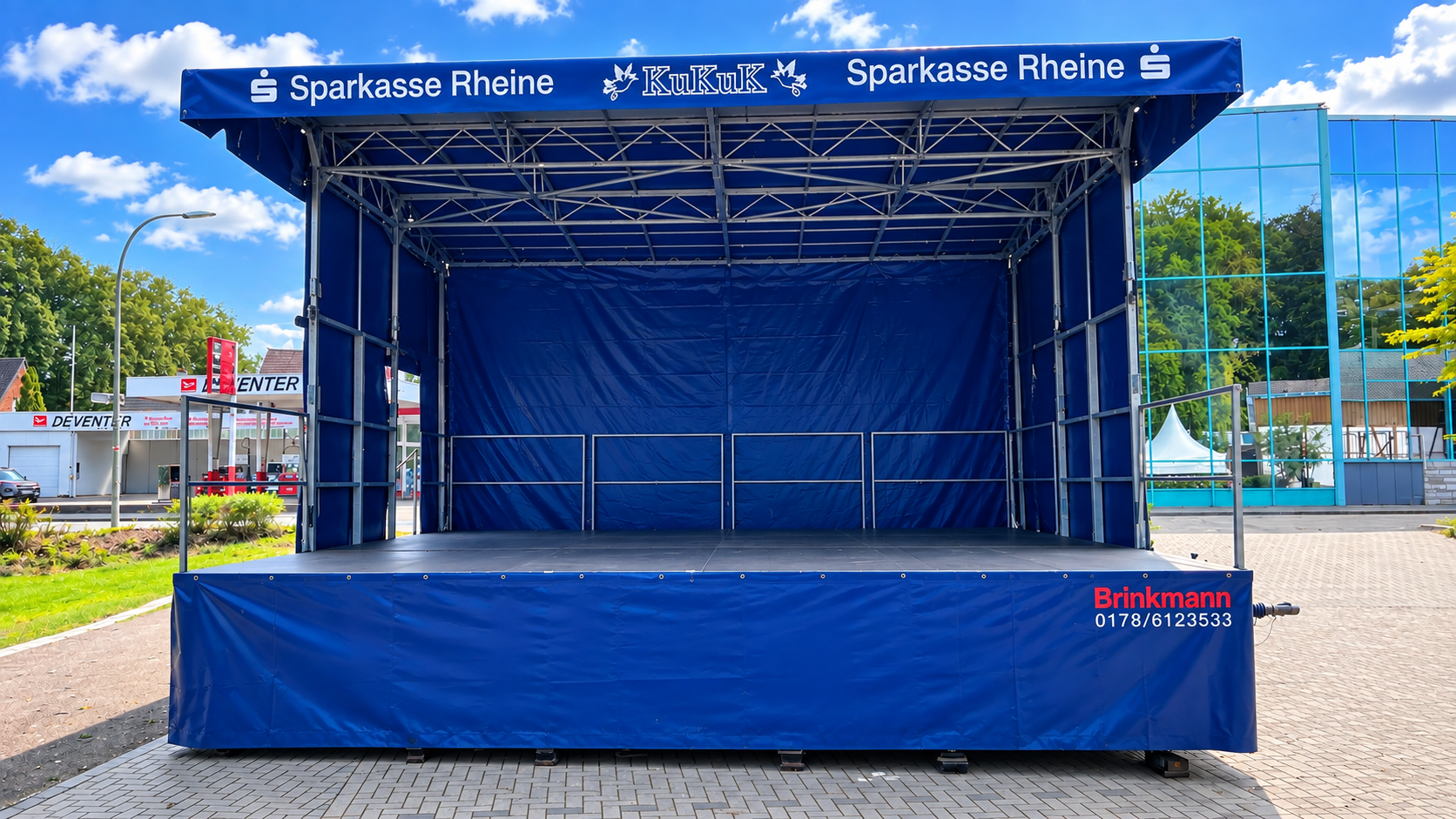 Mobile Bühne inkl. Lieferung und Aufbau/Abbau