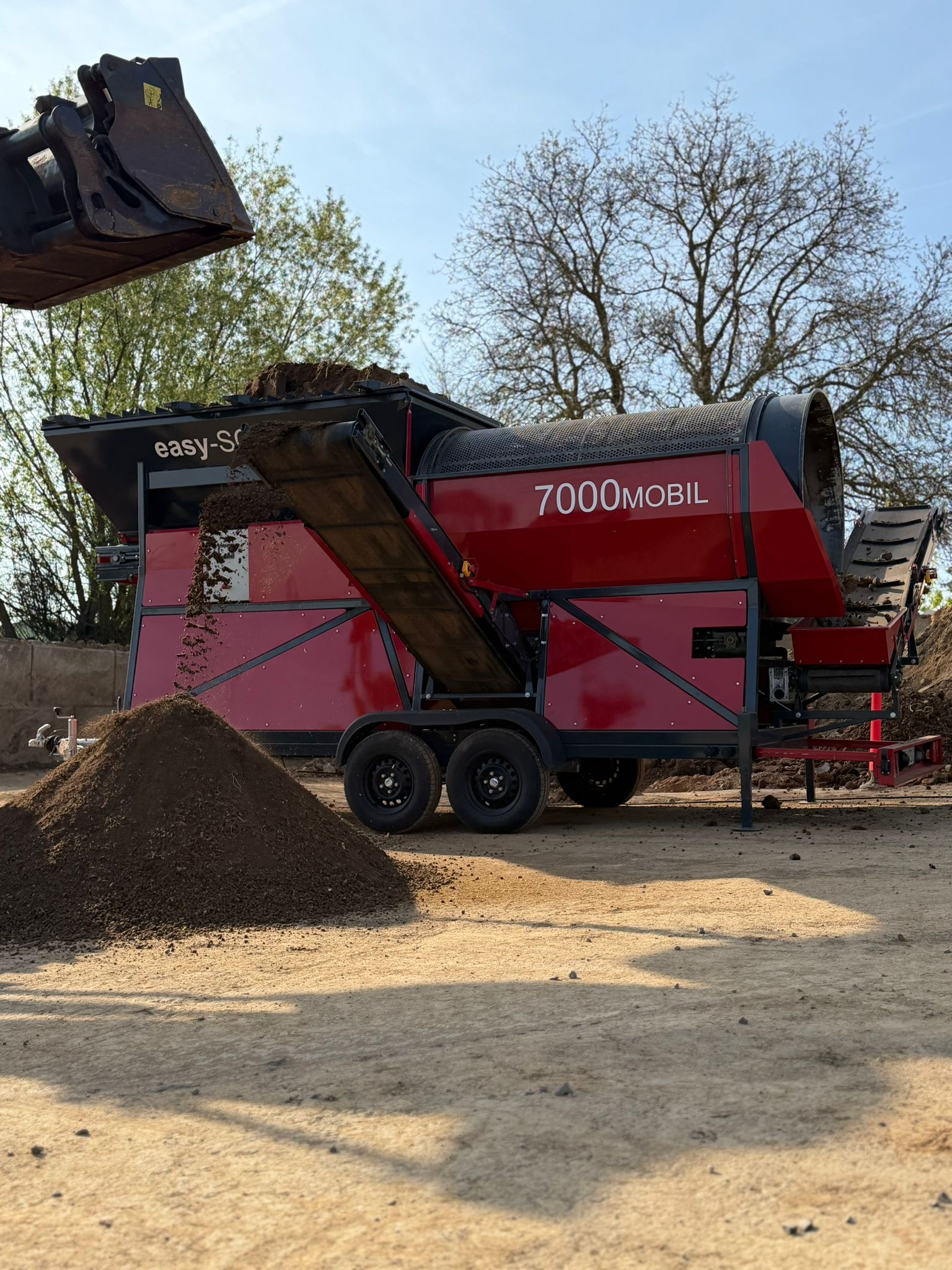 Radmobile Trommelsiebanlage easySCREEN 7000 F2 – Thumbnail 8