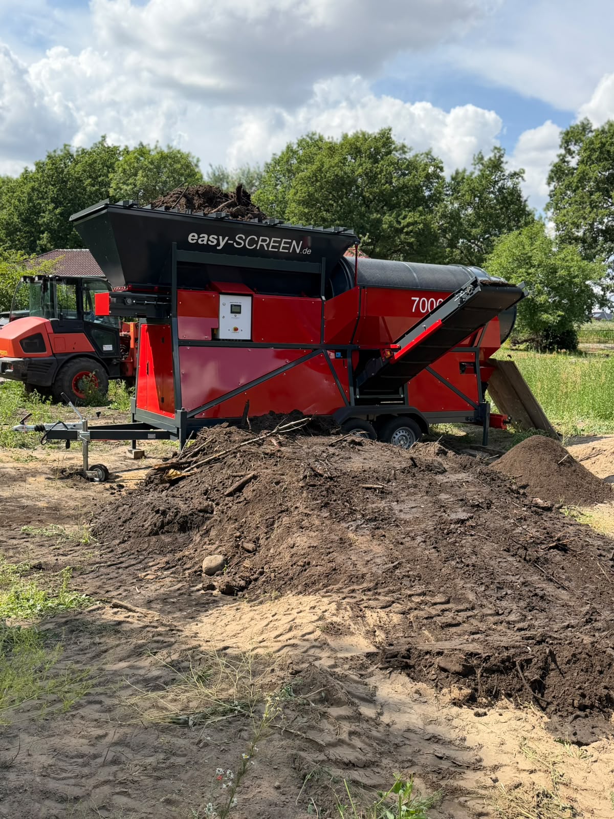 Radmobile Trommelsiebanlage easySCREEN 7000 F2 – 3