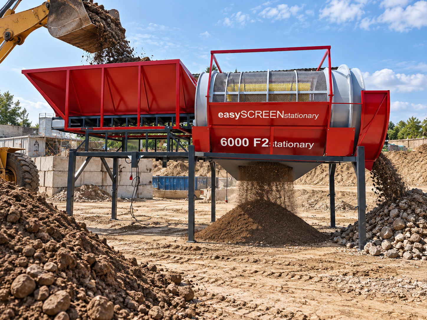 Trommelsiebanlage easySCREEN 6000 F2