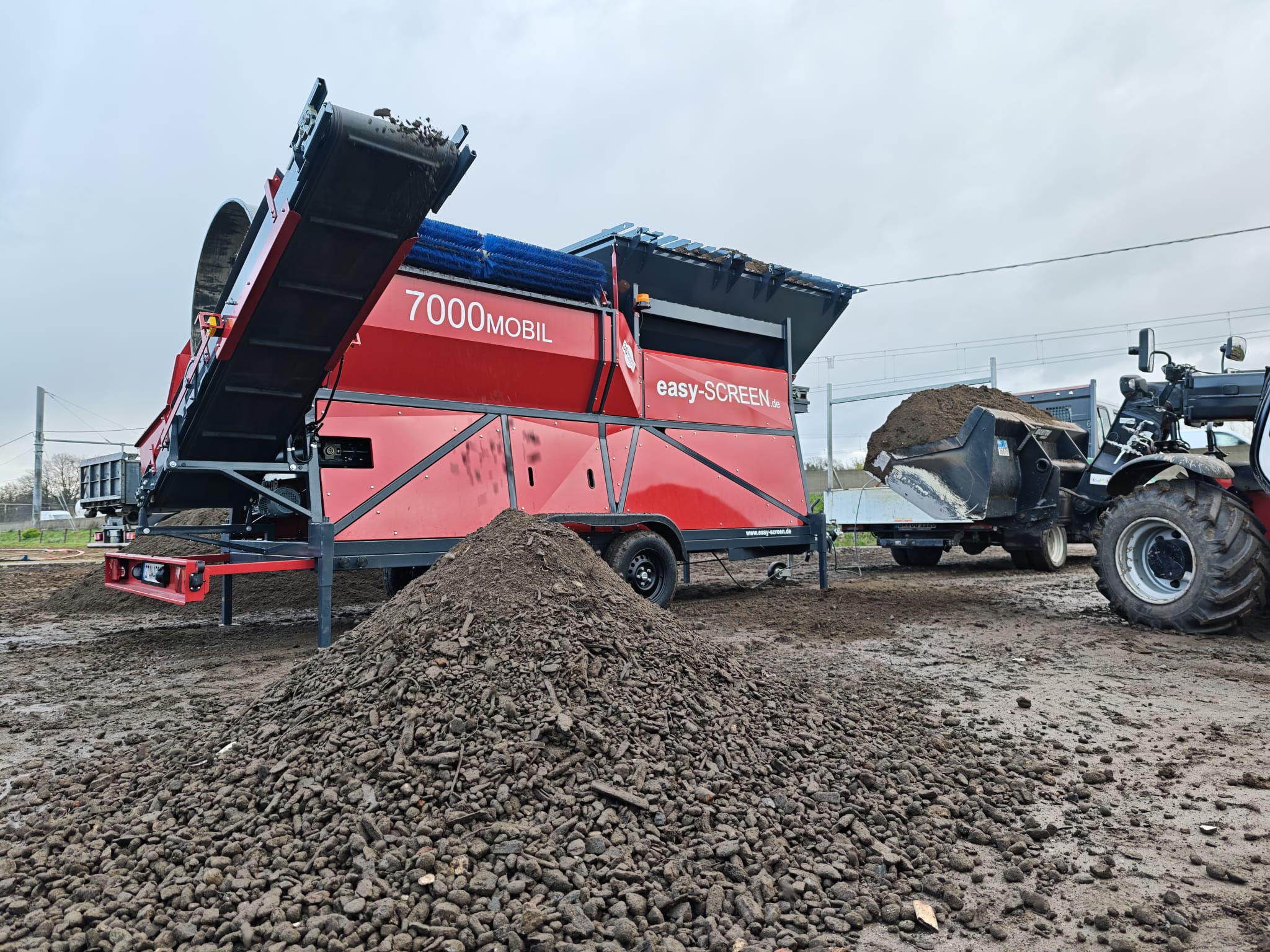 Radmobile Trommelsiebanlage easySCREEN 7000 F2 – Thumbnail 6