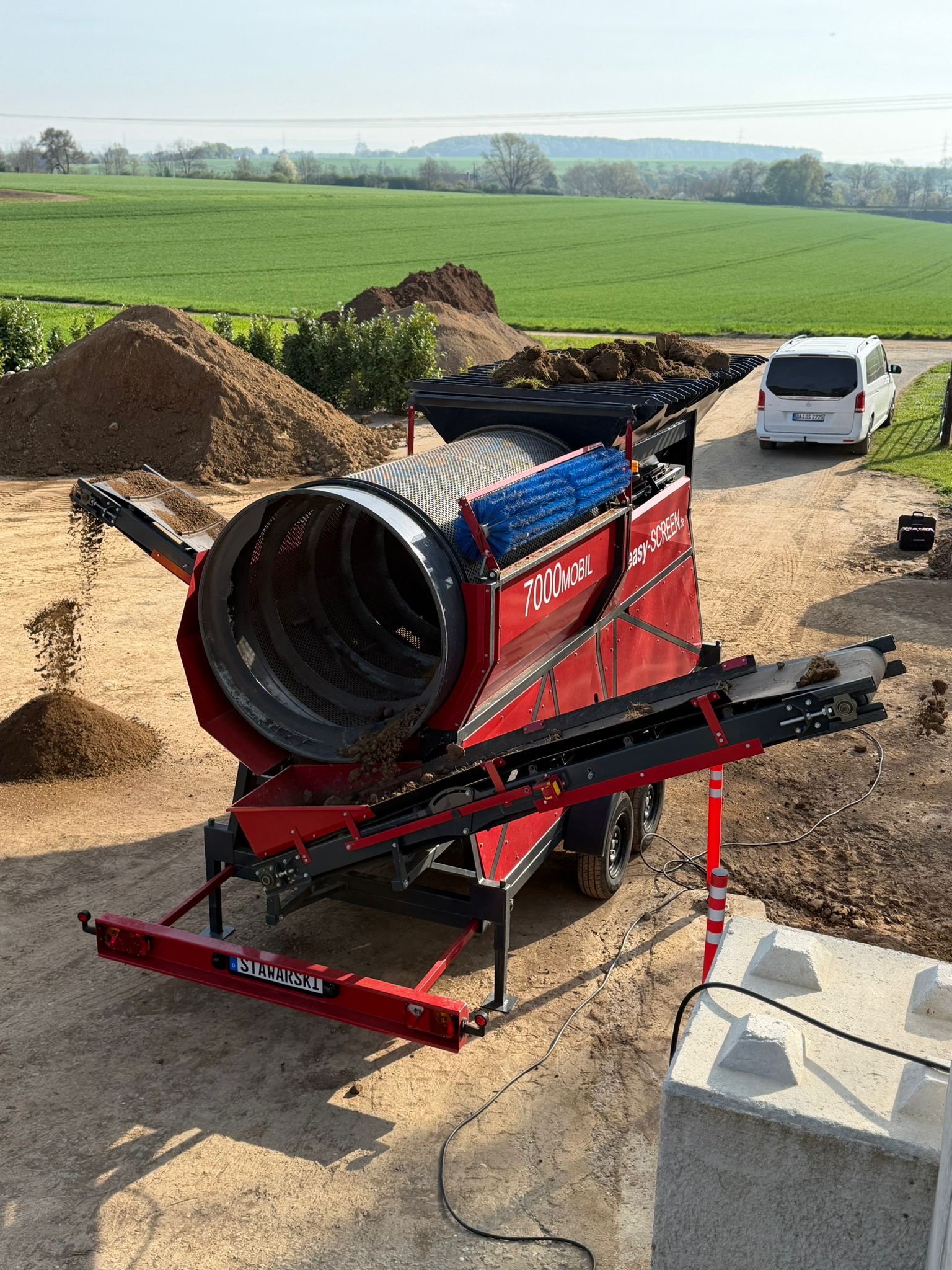 Radmobile Trommelsiebanlage easySCREEN 7000 F2 – Thumbnail 9