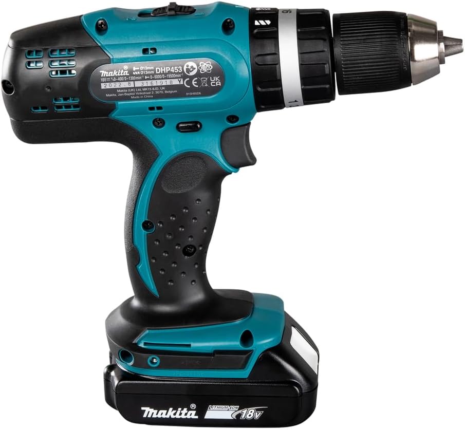 Akku-Schlagbohrschrauber 18 V / 3,0 Ah im Alukoffer 96 tlg. Zubehör-Set Profigerät links/rechts Drehung – 5