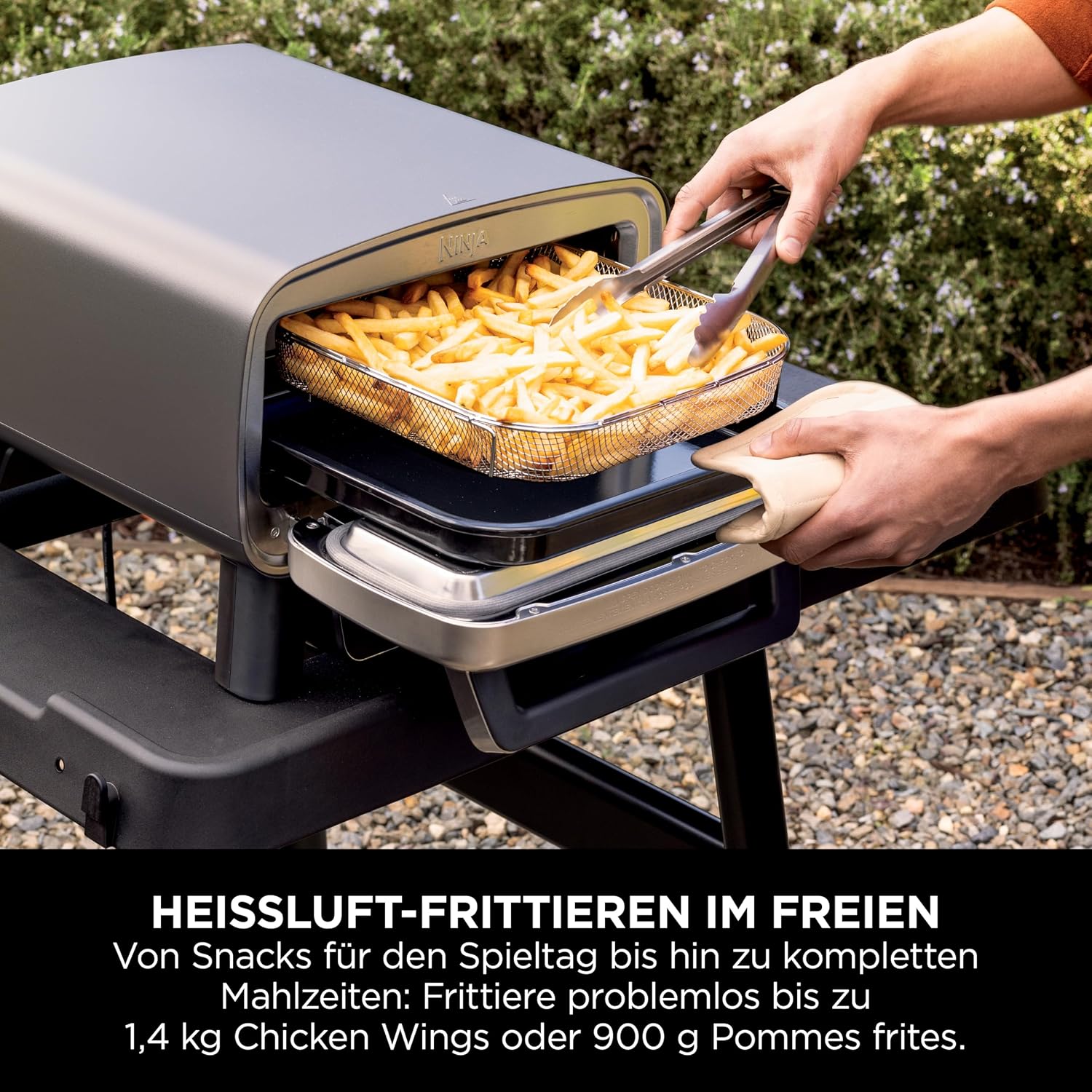 Pizzaofen Heißluftfritteuse 4 Funktionen Pizza Outdoor Pizza Ofen backen gehen lassen 230 V – Thumbnail 10