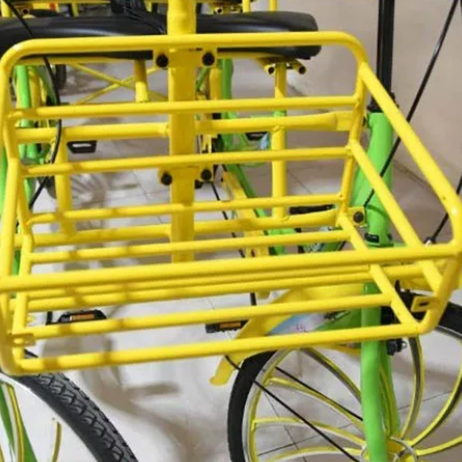 Vierer Tandem vierrädriges Familienfahrrad integriertes Raddesign Mehrfahrer-Tandem Paare und Eltern-Kind Rad 4 Sitzer Tandem 4 Personen Tandem – 4