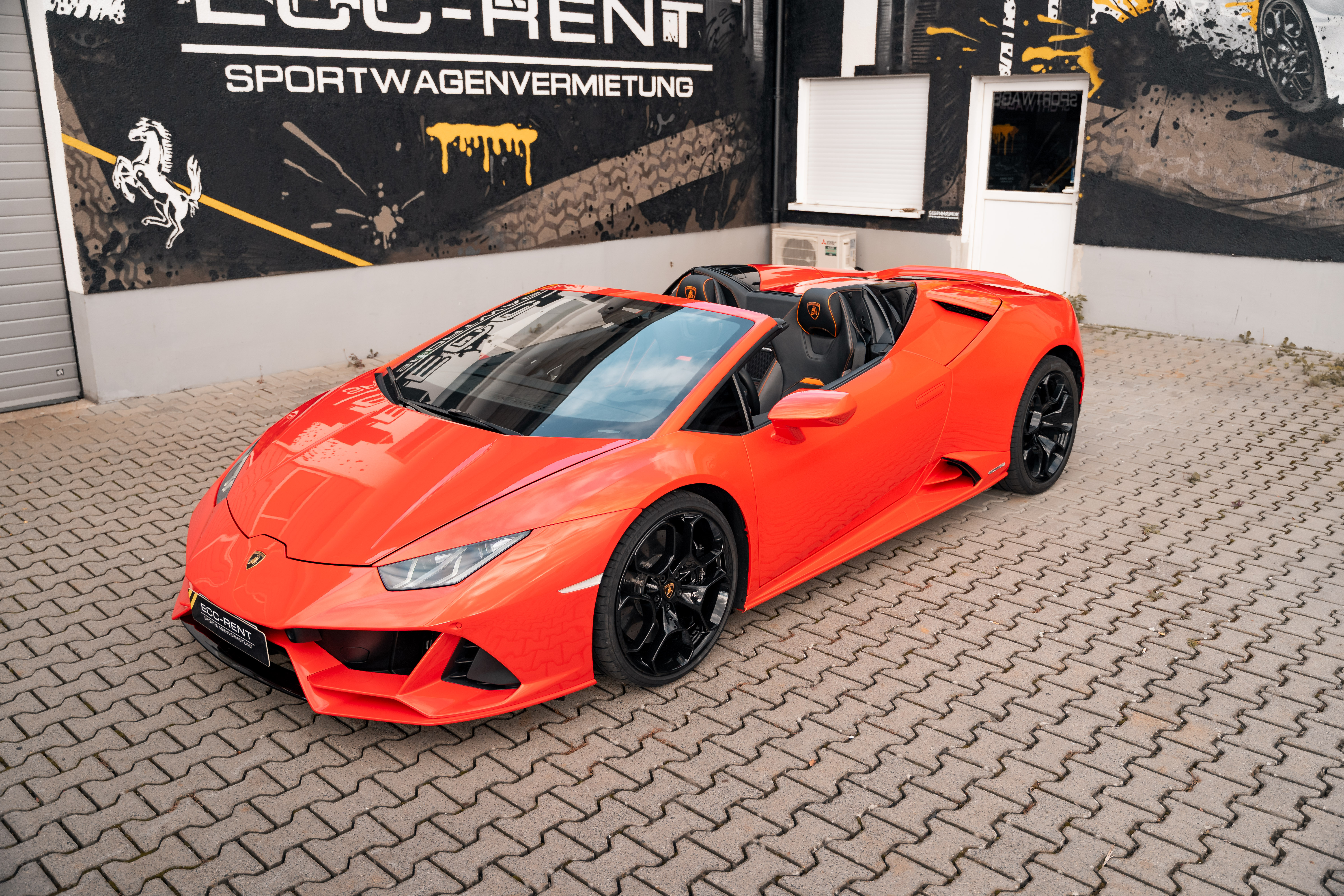 Lamborghini Huracan Evo Spyder - Auch als Gutschein -von Ihrem Sportwagen Experten ECC-RENT.com mieten – Thumbnail 9