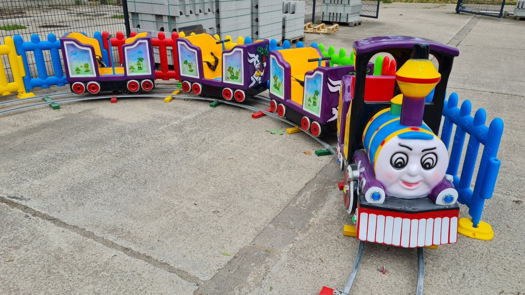 Kindereisenbahn | Kiddy Train | B-Form, 32 Meter Schienen – 5