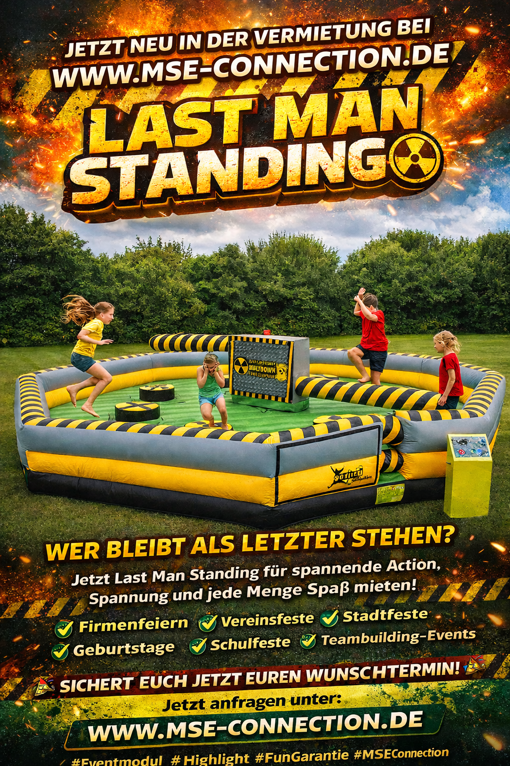 Baumstamm springen | Last Men Standing | Log Slammer – 2